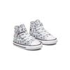 Converse Chuck Taylor All Star Удобные высокие кроссовки для ходьбы Детская обувь Белый Голубой 772771C
