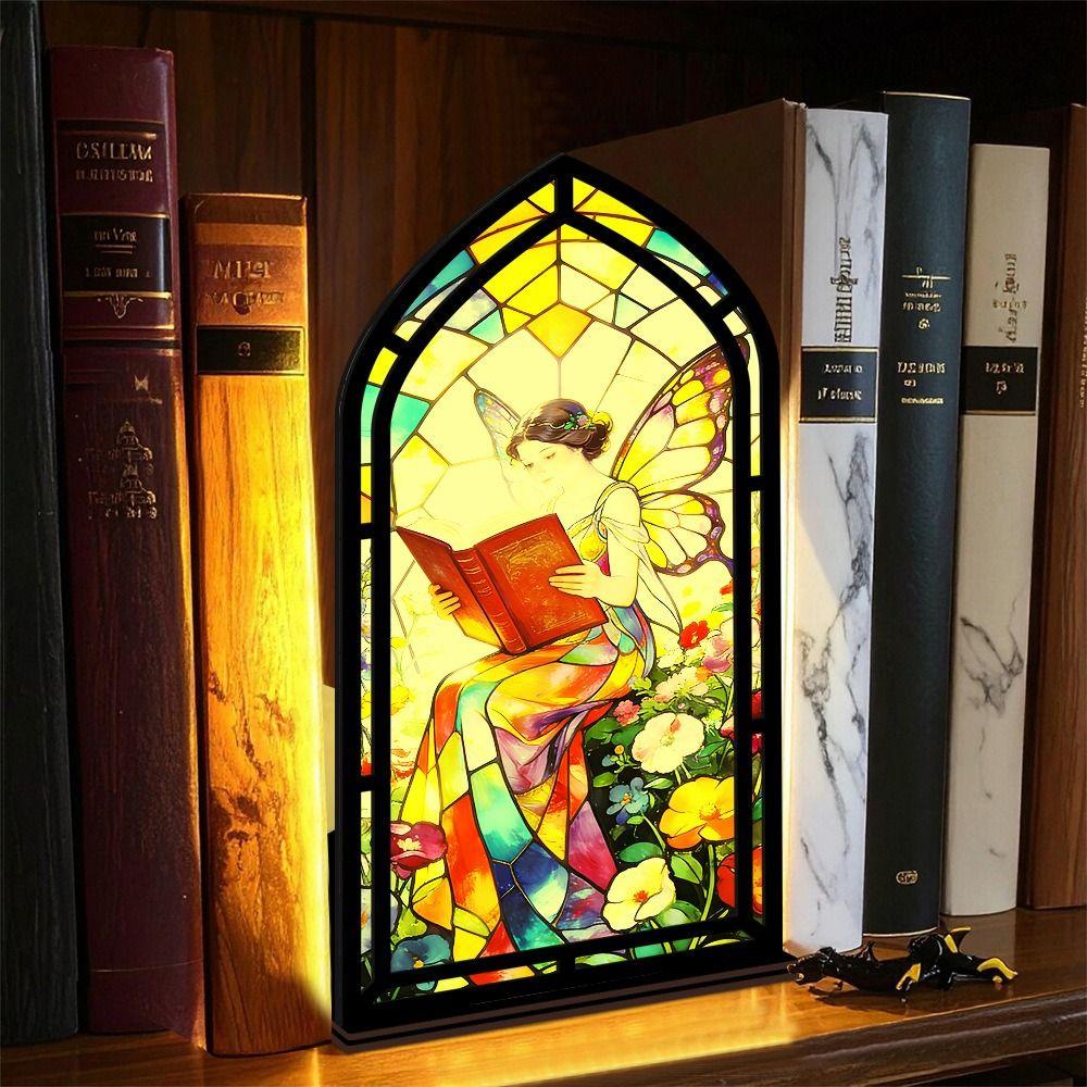 Acrylic Candle Holder Multicolor Tabletop Holder Creative Book Nook Home Decor