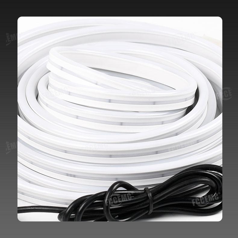 5m LED Car Trunk Lighting Strip With Cigar Magnetic Induction Modified Decorative Light For Tesla Model Y New Electric Vehicles