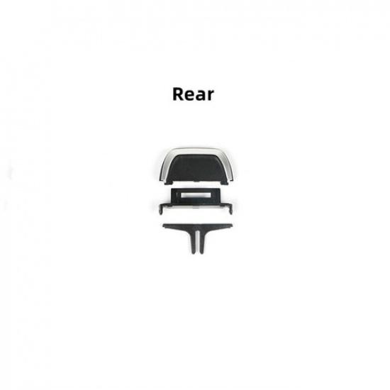 Black & Silver ABS Car Rear Air Vent Outlet Tab Clip Trim For BMW 5 Series 17+