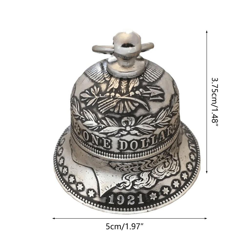 Ручной колокольчик, металлический звуковой звонок, будильник, ручной звонок, звонок для обслуживания, настольный колокольчик, чайный обеденный колокольчик, игровой колокольчик, рождественский колокольчик