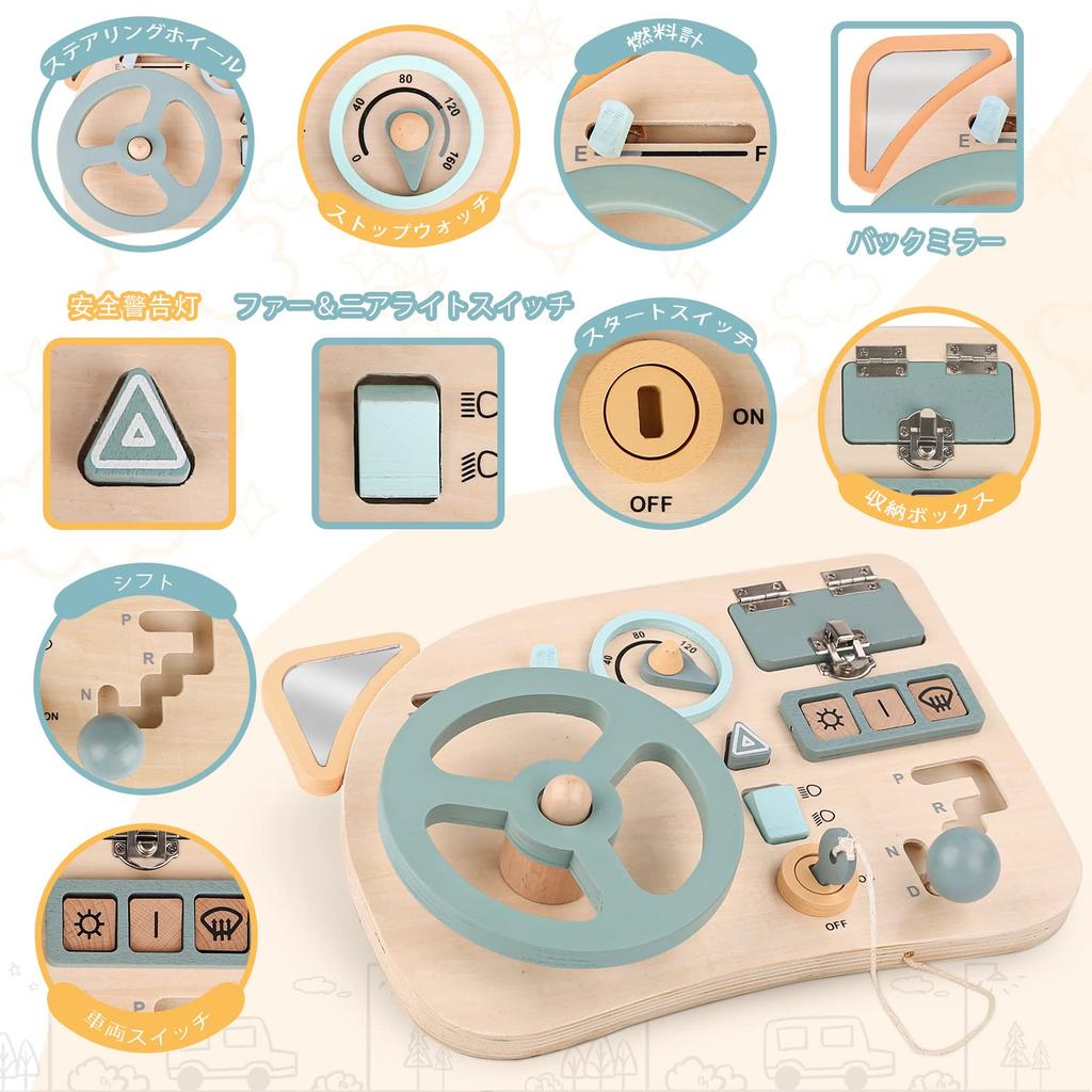 Игрушки Монтессори Развивающие игрушки Мальчики Девочки Бизиборд Деревянные игрушки 1-й 2-й 3-й Подарки на день рождения Рейтинги Ключи Игрушки Учебные материалы Рождество