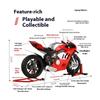 Для Ducati V4s Эффект дыма при запуске зажигания 1:6 Панигале сплав мотоцикл модель симуляции большой декоративный элемент