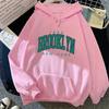 High Quality Womens Sweatshirts Letter Printing Home Casual Hoodies Sports Jogging Pullover Tops Daily Versatile Woman Clothing