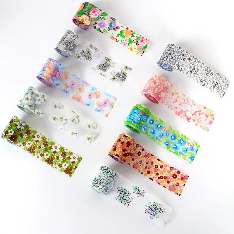 10 шт./кор. голографическая переводная фольга для ногтей, золотая пленка для слайдера, клейкая бумага, звездная наклейка для ногтей, набор для самостоятельного украшения