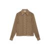 GUCCI Gg Damier Print Silk Shirt (Unisex) Shirts 771928 ZAPCI 2270