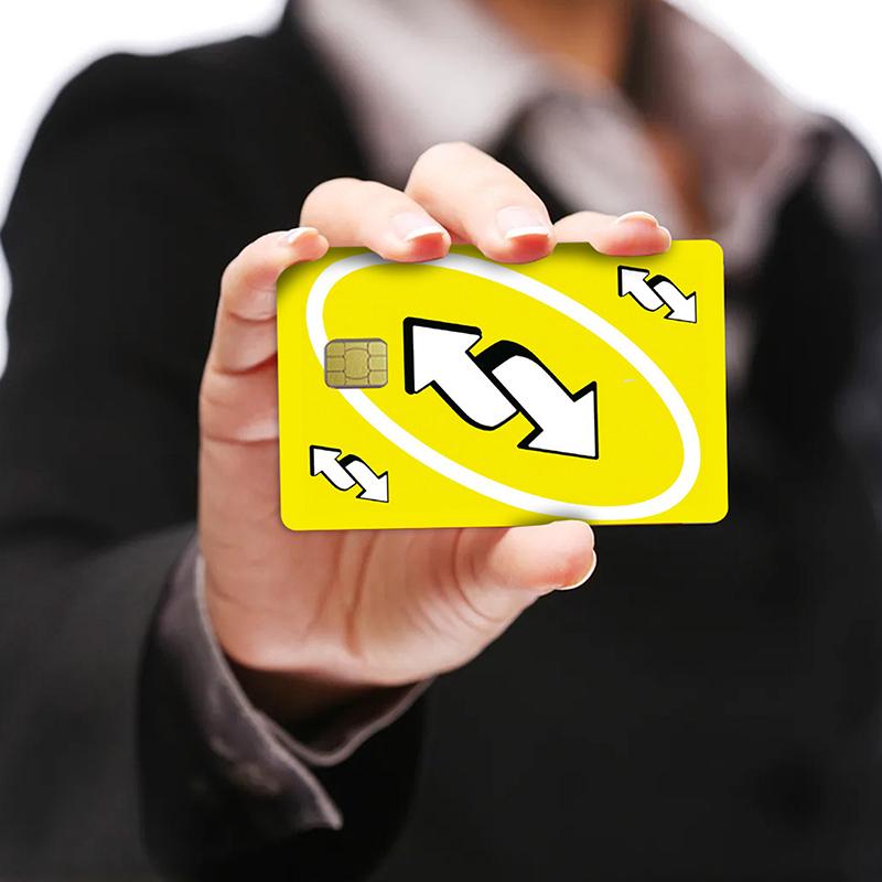 Новые забавные слова аниме ПВХ молодая кредитная карта дебетовая карта наклейка пленка чехол передняя лента для маленького большого чипа без чипа