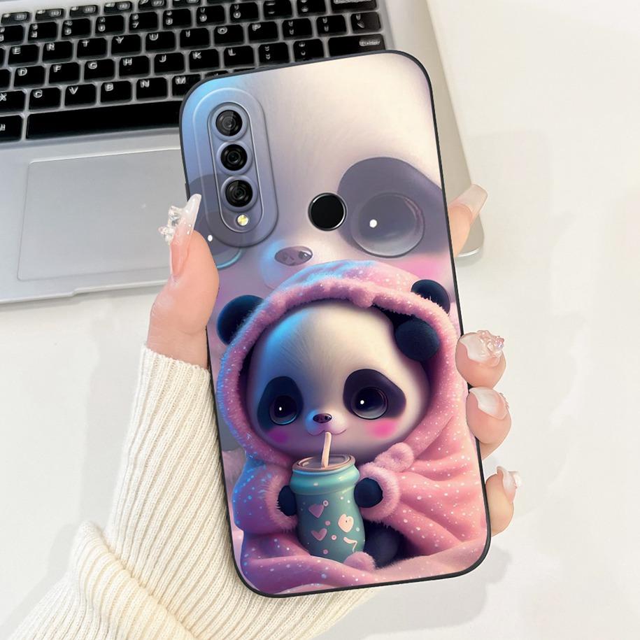 For Huawei P30 Lite Case MAR-LX1A MAR-LX2 Cover Cute Panda Rabbit Soft Silicone Phone Case For Huawei P30Lite Nova 4e Fundas New