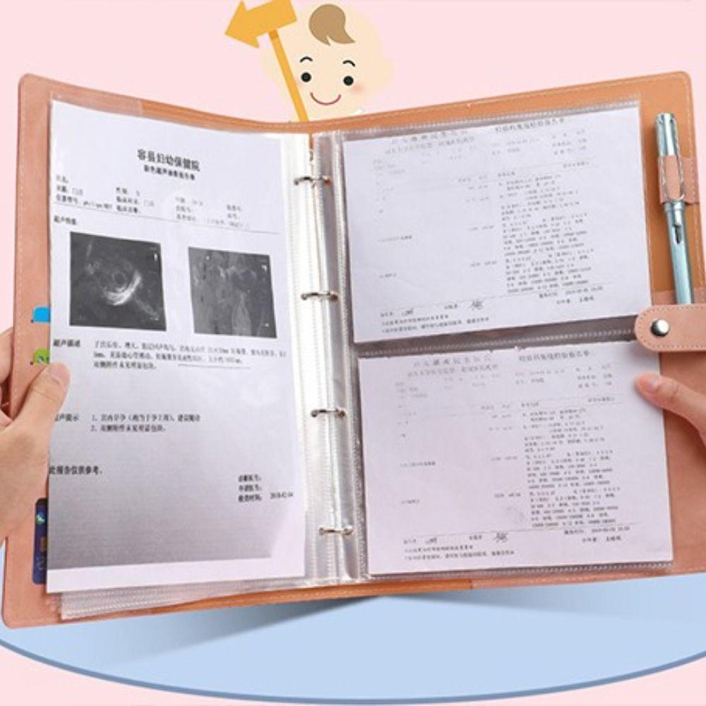 Pregnancy Booklet Treasure Map of Pregnant Mother Commemorative Handbook Inspection Report Folder