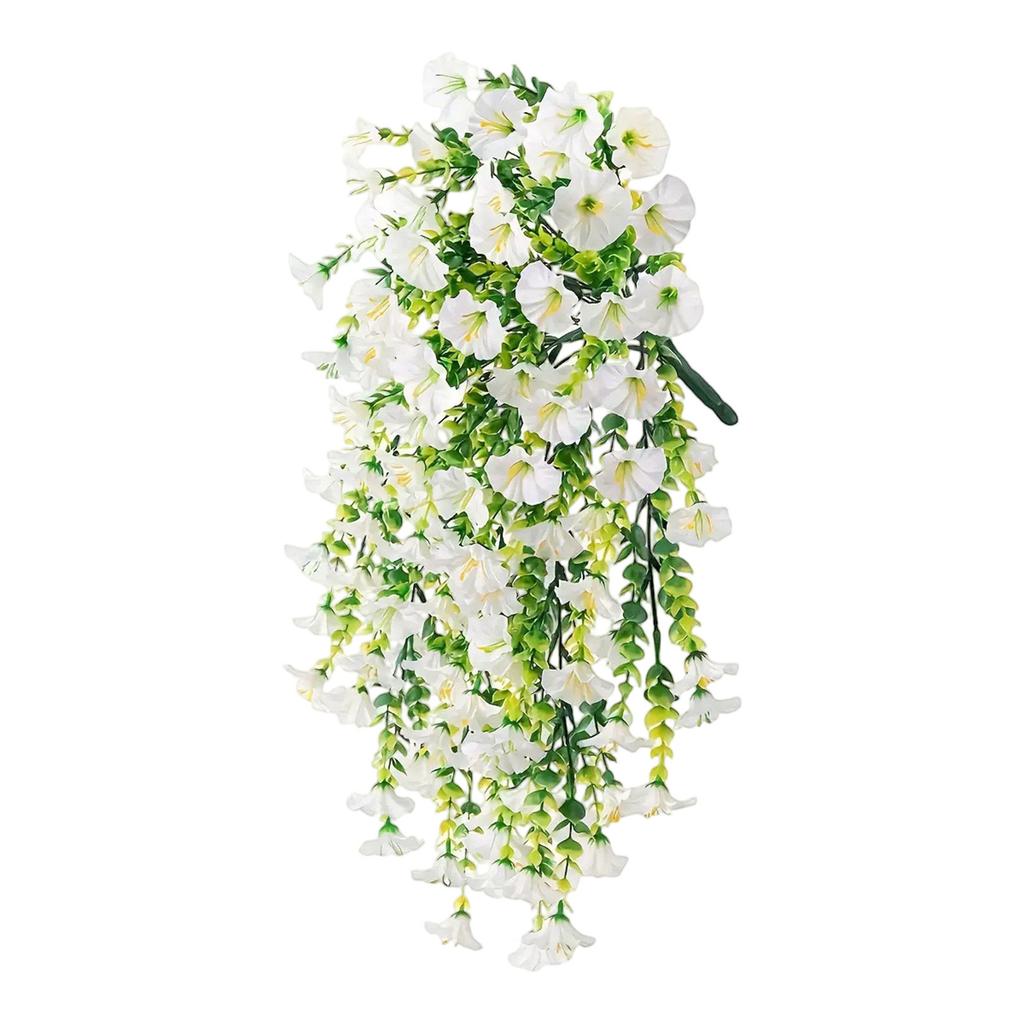 Artificial Hanging Flowers Vine Lifelike Silk Flowers For Outdoor Garden Patio Wall Decorations Realistic Faux Flowers Garland
