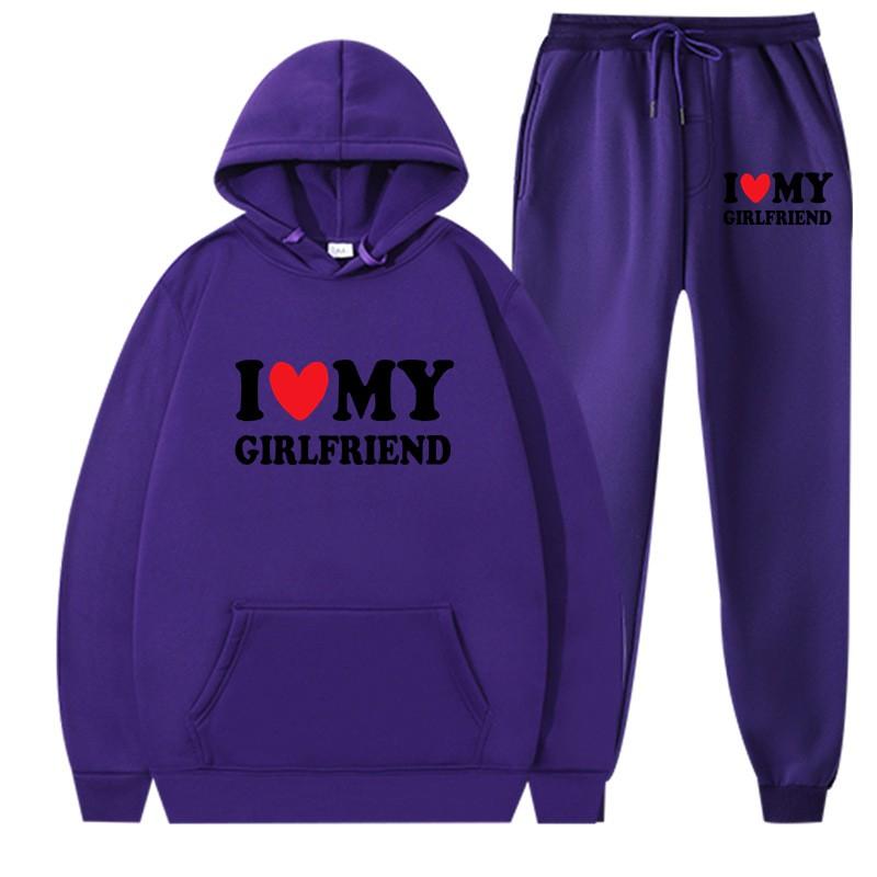 Unisex Oversized Hoodie Sweatshirt With Love Print Teens Casual Fall Winter Wear