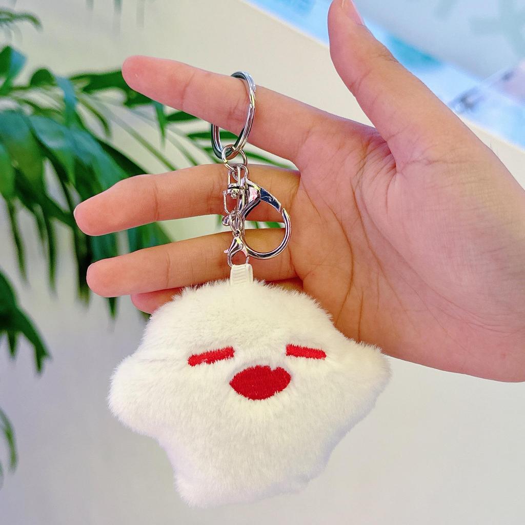 Хэллоуин Плюшевый Кулон в виде Привидения - Милое Украшение для Рюкзака и Подарок для Студента