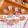 Cartoon Index Clamp Office Supplies Paper Clip Transparent Clip Binder Clips Snacks Sealing Clip