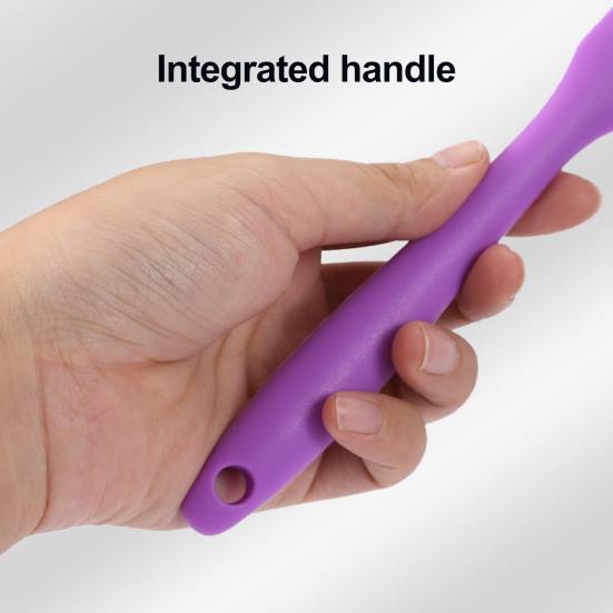 Silicone Jar Spatula Heat-Resistant Jam Spreader Cake Cream Butter Scraper Kitchen Baking Scraper for Jams Butter Frosting