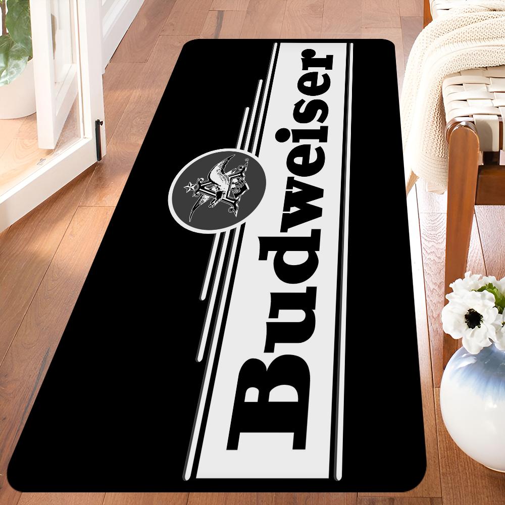 King Of Beer B-Budweiser Door Mat Kids Room Bedroom Decoration Balcony Anti-Slip Doormat Living Room Doormat Area Rug