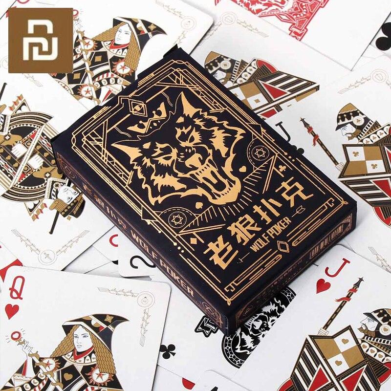 Новые игральные карты Xiaom, набор для игры в покер, пластиковые волшебные карты, водонепроницаемые карты, волшебные настольные игры, карты 57*87 мм
