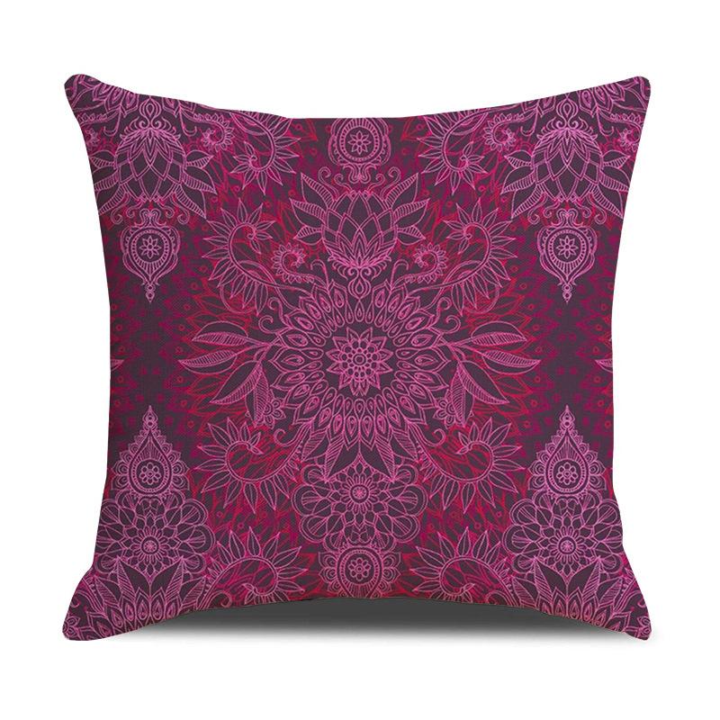 Наволочка на подушку с принтом в стиле ретро, для дивана, для сна на боку, бытовые товары, льняная подушка, геометрический узор