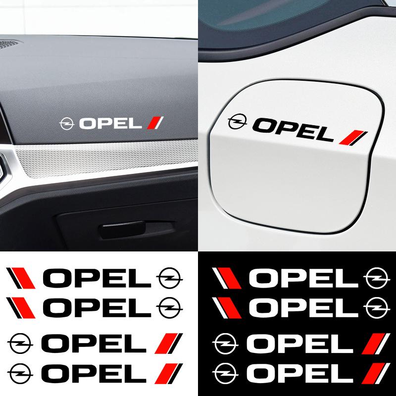 4PCS Car Styling Door Handle Decoration Stickers Decals For Opel Opc Astra K Vivaro Corsa Zafira Insignia Mokka Accessories YU1