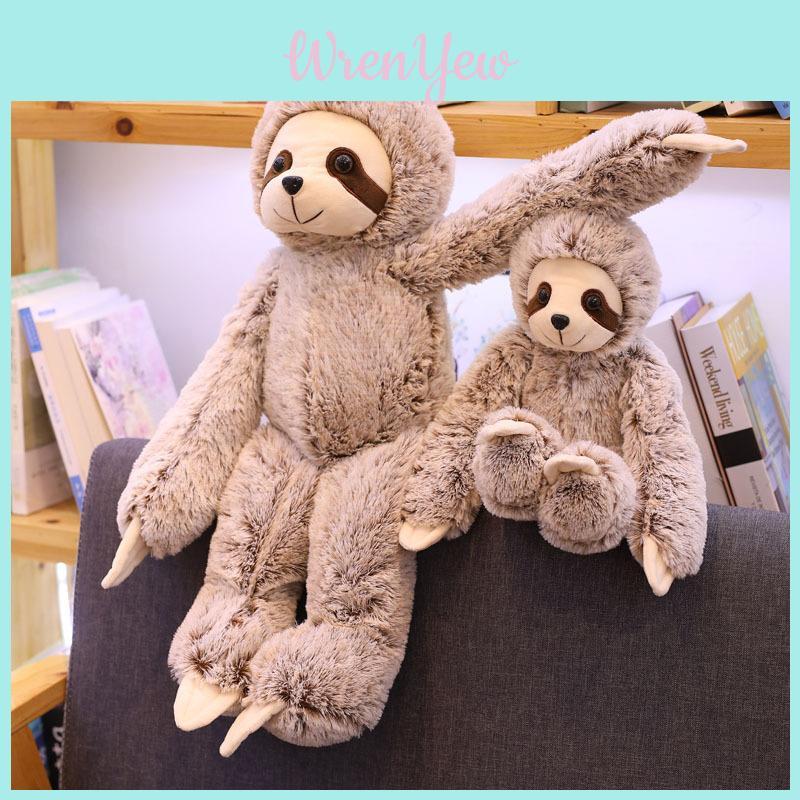 Delightfully Soft 50/70cm Sloth Plush Stuffed Toy Animal Ideal For Kids Presents