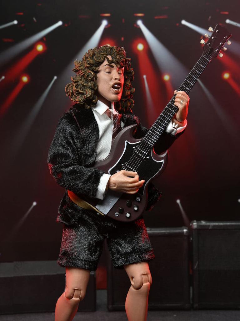 Angus Young Clothed Figure by Authentic AC/DC NECA,