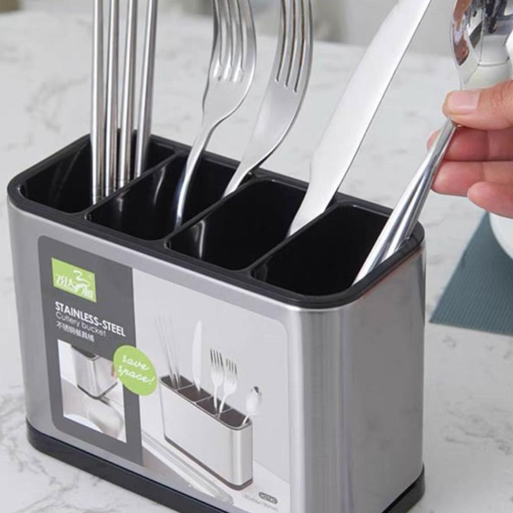 Ложка Вилка Палочки для еды Органайзер для кухонных принадлежностей Полированная гладкая поверхность Широкая подставка для ножей