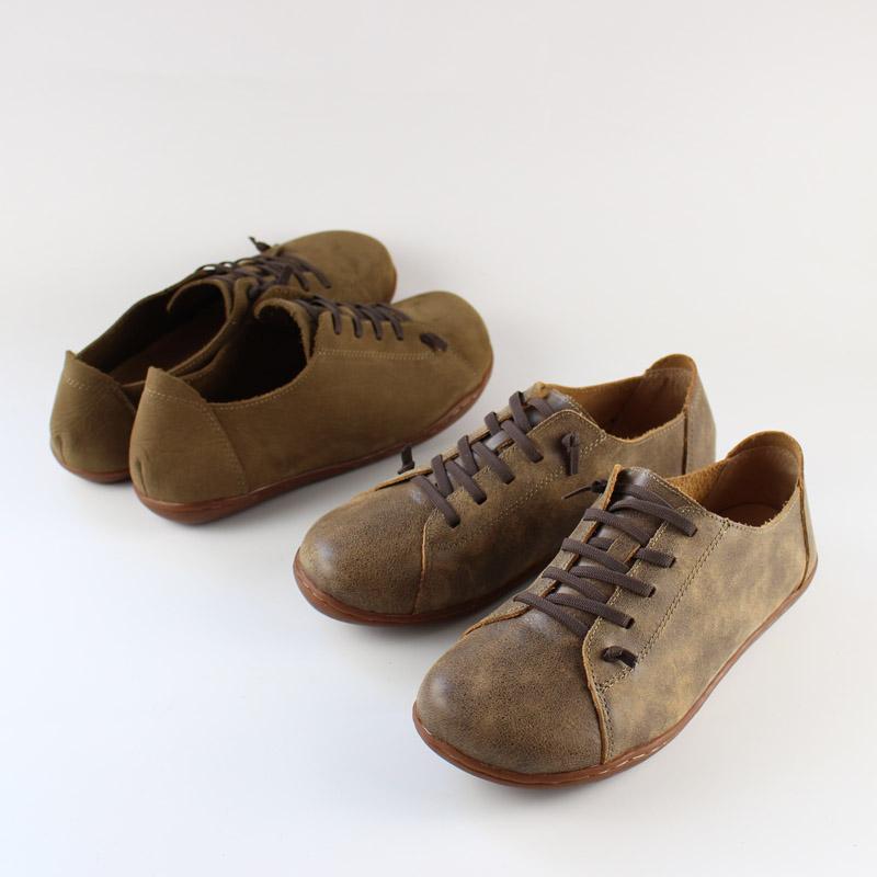 Fashion Vintage Cowhide Men's Shoes Outdoor Shoes Worn Out Effect Genuine Leather Shoes