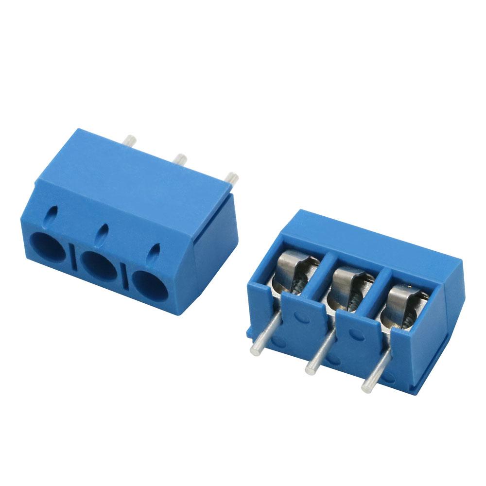 KF103/126/128/301/350/396-2Pin/3Pin 2.54/3.5/3.81/3.96/5.0/7.5mm Промежуточный блок Сращивание клеммы Винтовой тип PCB Винтовая клемма