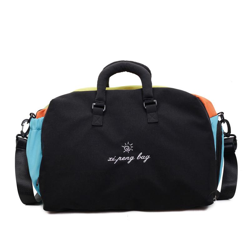 Korean-style fashion travel bag with separate shoe compartment, lightweight women's yoga bag, outdoor sports fitness training bag, maternity bag