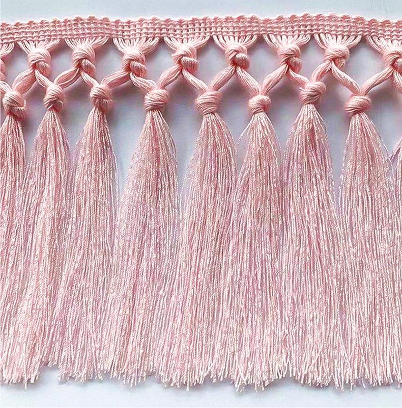 Elastic Knotted Tassel Cotton Thread for DIY Sofa, Curtain, Tablecloth, and Clothing Accessories