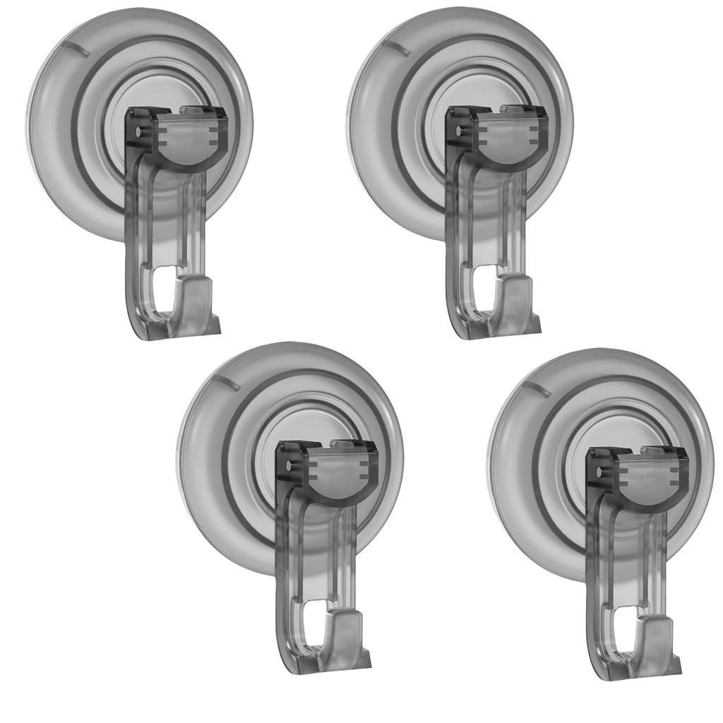 Suction Cup Hooks, Removable Vacuum Suction Cup Hooks Clear Suction Cup Hanger Powerful Vacuum Suction Hanger Heavy Duty Suction Shower Hook For