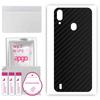 apgo Protective Skin Sticker for the Back Compatible with Blackview A60, Wrap Film, Foil, Vinyl - Pattern Carbon Black