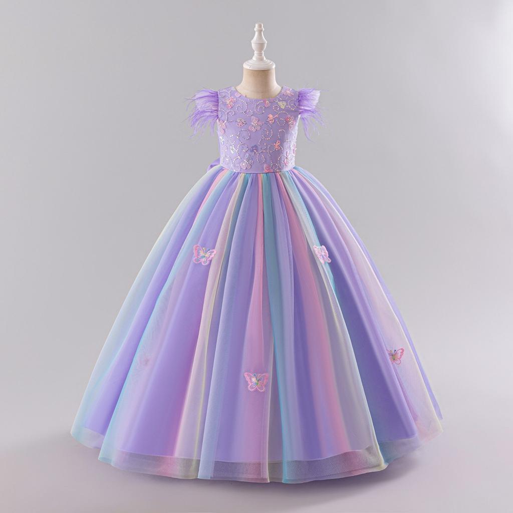 Детские платья Платье принцессы для девочек Детские костюмы для выступлений