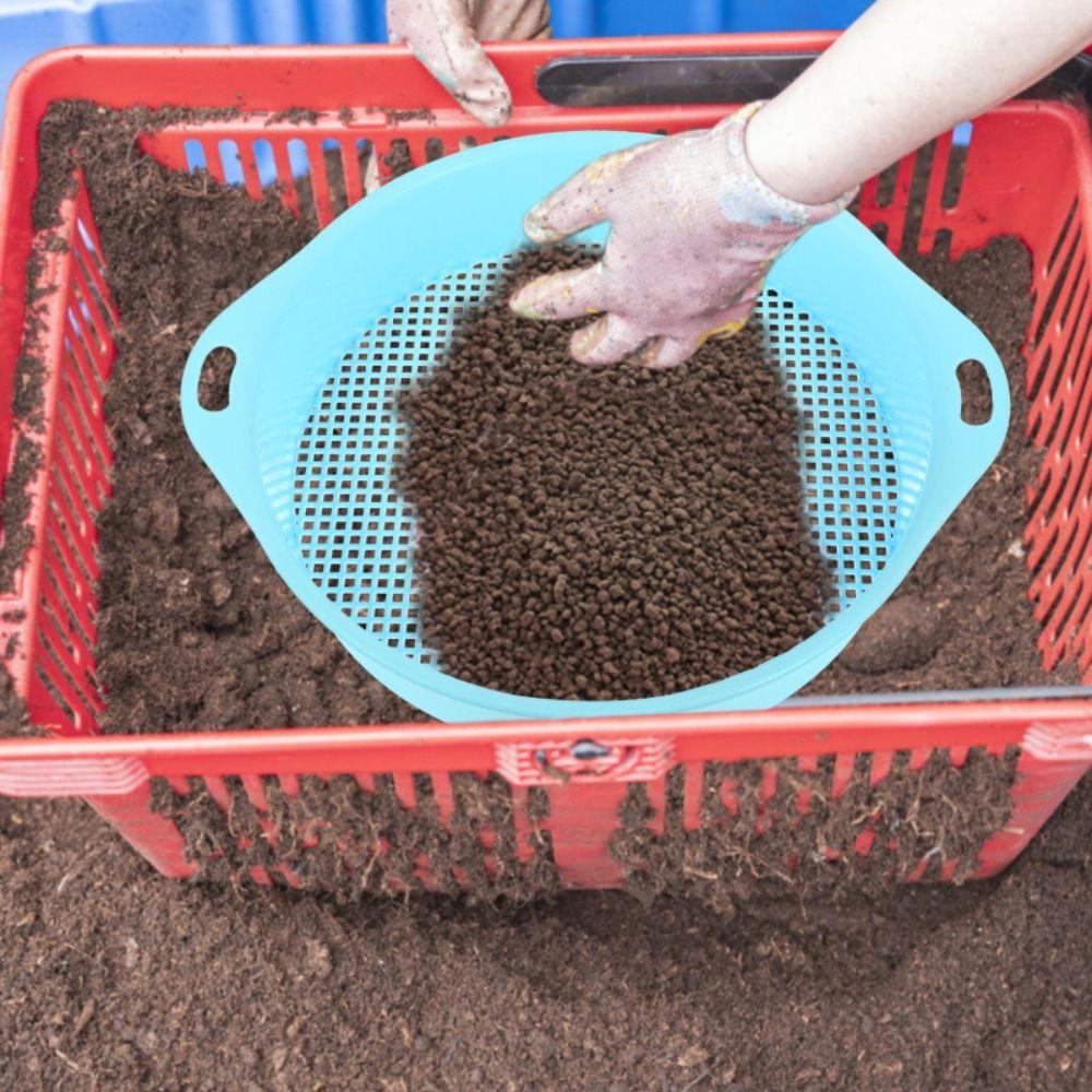 Круглая садовая сетчатая сковорода, многоцелевое сито, фильтр для компоста, инструмент для смешивания, фильтр-сетка для песка, для дома