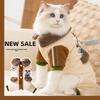 Кошка Осень Зима Собака Утолщенный Теплый Мерад Карманный Патч Тяговый Тедди Четвероногий Хлопок Одежда Для Домашних Животных