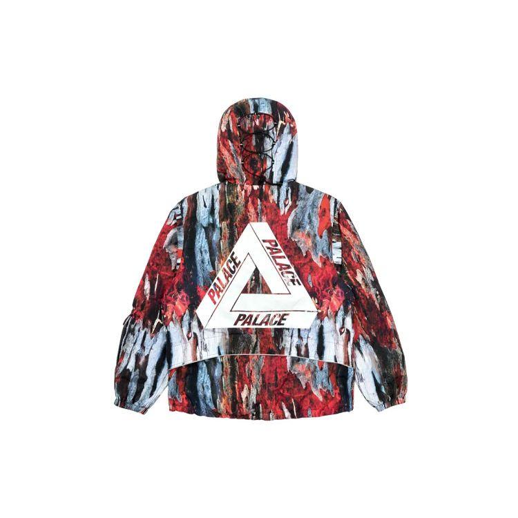 Palace FW21 Куртка в стиле милитари с треугольным логотипом Tri-Ferg и капюшоном. Куртки унисекс Tree-Bark P20JK006