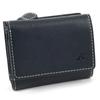 Кошелек с тиснением, которое делает царапины менее заметными PH0635 Темная строчка 10915 [Kitamura] Тройного сложения синий/Слоновая кость [Темно-синий]