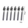 6 Pieces Drum Tension Rods Lug Bolts Screws for Percussion