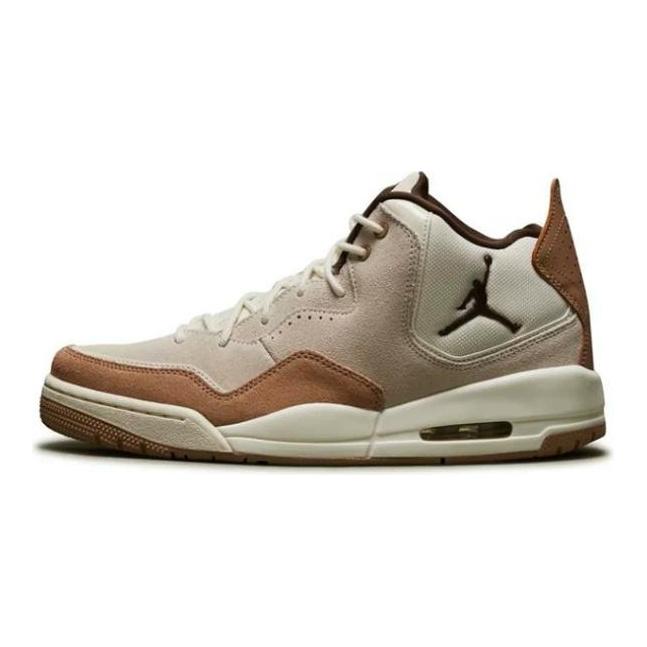 Jordan Courtside 23 Мечта о возвращении в Дуньхуан 2.0 Износостойкие Средние Винтажные Баскетбольные Кроссовки Мужские Коричневый Белый FQ6860-121(Team81-2.0)