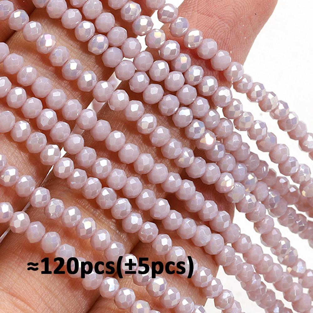 75-120 шт. Стеклянные квадратные бусины, хрустальные рондели, австрийские граненые, свободные бусины-разделители, круглые бусины для изготовления ювелирных изделий, DIY, ожерелья, браслеты