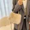 Autumn and Winter New Furry Bag Fur Crossbody Shoulder Strap Plush Bag Versatile Large Capacity Handbag for Women