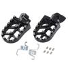 Motorcycle Wide Foot Pegs Pedals Footrests Nonslip CNC Aluminum Alloy for Z50R XR50R XR70R XR80R