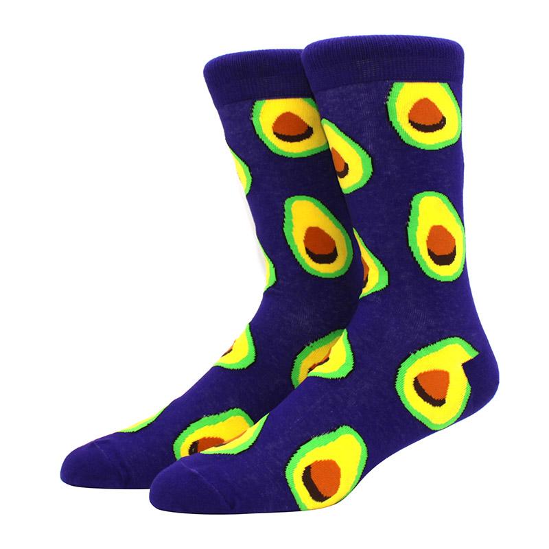 Большие размеры Новые модные носки Happy Funny Couple с забавным персонализированным мультяшным жаккардом Длинные хлопковые носки-трубы