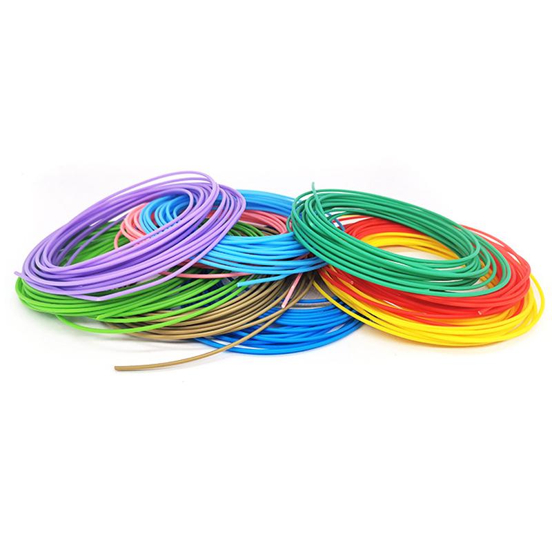 3D-печатная нить PLA 10/20 цветов Экологически чистые материалы для печати 3D-ручками 1,75 мм 100/200 метров.