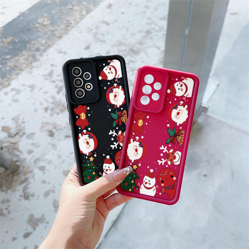 Мультяшный Рождественский Чехол Для IPhone 11 14 15 Pro Max 13 12 Mini X XR XS Max 6 6S 7 8 Plus Новогодний Подарок Силиконовый Защитный Чехол