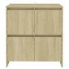 Vidaxl Szafki, 2 Szt., Dąb Sonoma, 70X41X75 Cm, Płyta Wiórowa