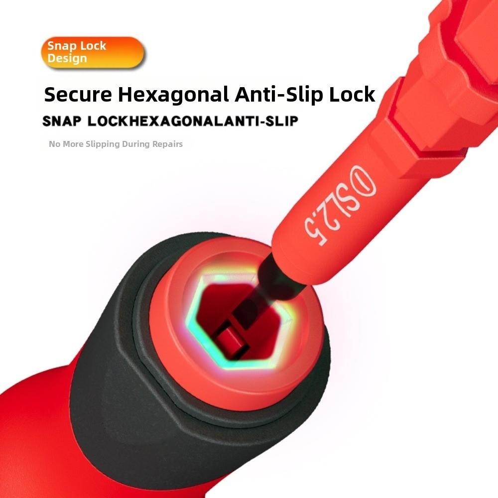 10pcs Non-Slip Handle Screwdriver Set 18in1 Magnetic Double-ended Screwdriver Portable Insulation Screwdriver Kit Repair Tools