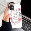 Bible verse Philippians Jesus Christ Christian Phone Case for IPhone 18 11 12 13 mini pro XS MAX 8 7 6 6S Plus X 5S SE 2020 XR