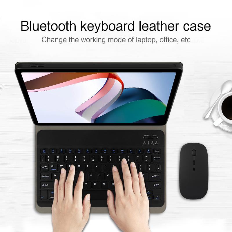 For Redmi Tablet Keyboard Cover, For Pad 6S Pro 12.4 Mi 5 6 Pro 11, For Redmi Pad SE 11 Pad 10.61 Case