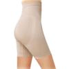 Женские бесшовные шорты с эффектом пуш-ап, 1 размер, корсет для похудения цвета кожи