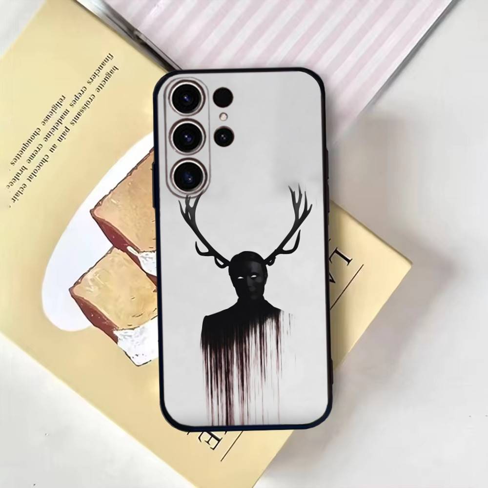 Чехол для телефона Graham Hannibal Mads Mikkelsen для Samsung S25, 24, 21, 22, 23, 30, Ultra, 20, Plus, Fe, Lite, Note, 10, 9, Мягкий черный чехол